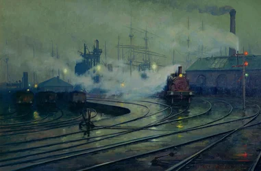 Cardiff Docks, 1896